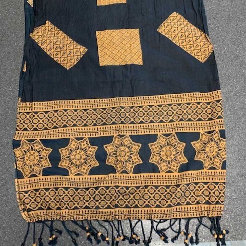 Womens Beaded Scarf